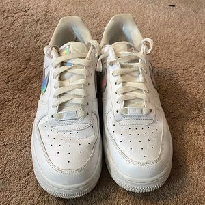 Nike Iridescent Air Force 1s